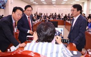 李정부 2년차 국감 초반 여야 충돌 심화…곳곳 파행