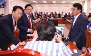 李정부 2년차 국감 초반 여야 충돌 심화…곳곳 파행