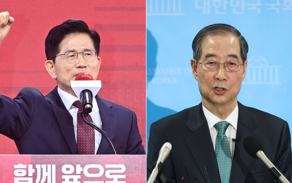 한덕수측, 단일화 방식 국힘 일임 김문수측  "9일까지 단일화 결론"
