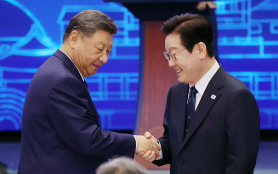 李대통령 "하나의 중국 존중 한중, 수평적 협업 구축해야"