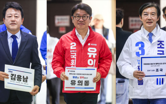 지방선거 격전지 '평택을' 3파전 "지역 연고" "인지도" 표심 제각각
