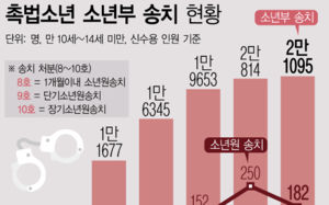 소년원 송치 4년새 6배 급증…처벌 강화론 확산