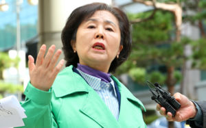 오세훈 '여조비 대납' 재판 김영선 증인 출석