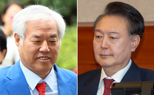 '보석 석방' 전광훈, 윤석열 구치소 접견