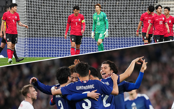 한국 2연패 '비상' 일본 2연승 '비상'