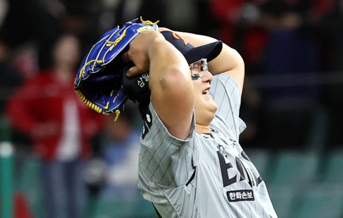 '고전' 김서현, 결국 2군행 한화, 불펜 재정비 나서나