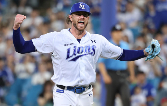 삼성, 28일 만에 1위 탈환 LG는 강우 콜드승