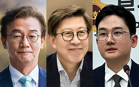 부산시장 선거 3파전, 박형준·전재수·정이한 '격돌'