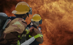 진화 중 소방관 고립…1명 사망·1명 수색