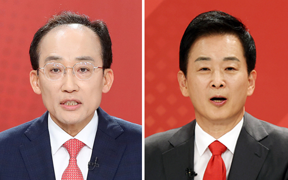 국힘 대구시장 후보 추경호·유영하 결선행